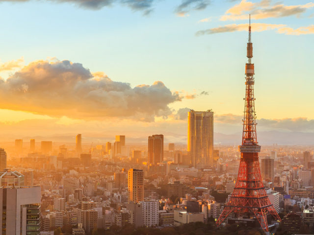tramonto su tokyo - watabi
