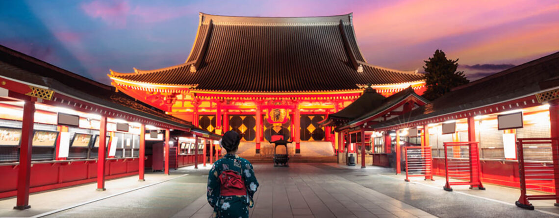 asakusa al tramonto