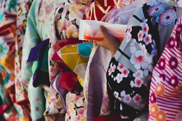 kimono tessuto - watabi